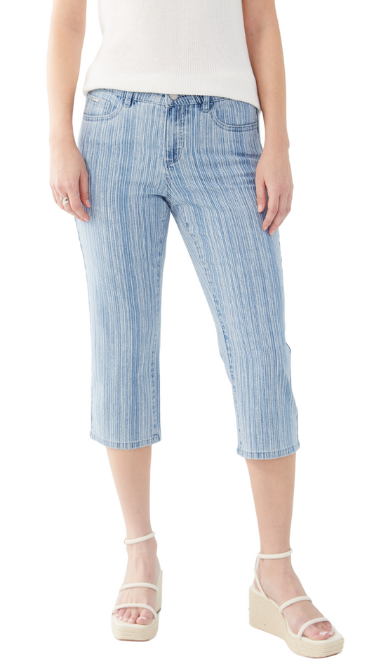 Olivia Vertical Line Capris. Style FD2036779