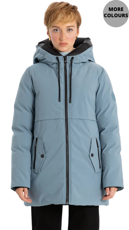 Agnes Modern Hooded Parka. Style PZ8368506