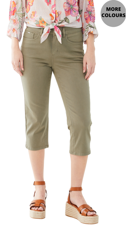 Olivia Slim Stretch Capri. Style FD2110511