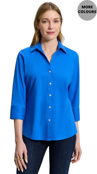 Mary Stretch No Iron Blouse. Style FC185062F4