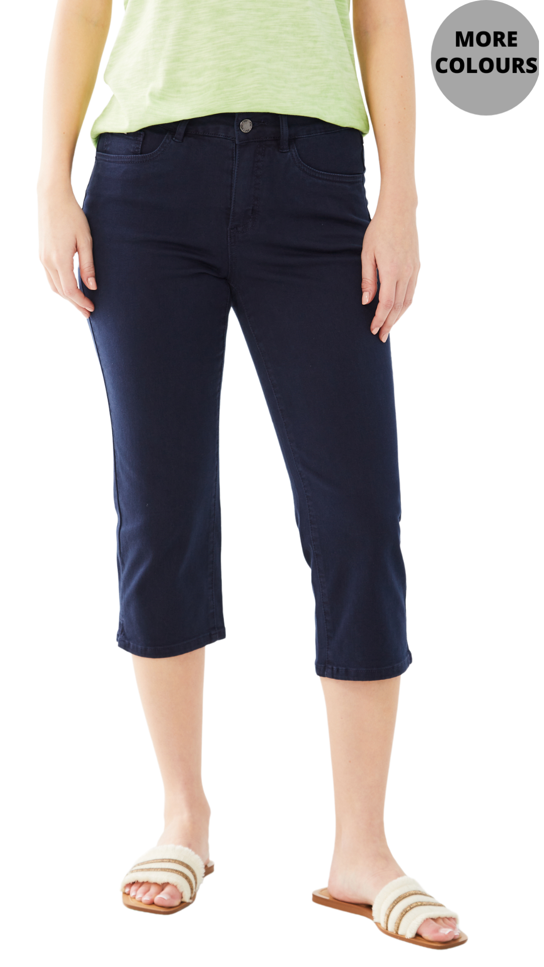 Olivia Slim Stretch Capri. Style FD2110511