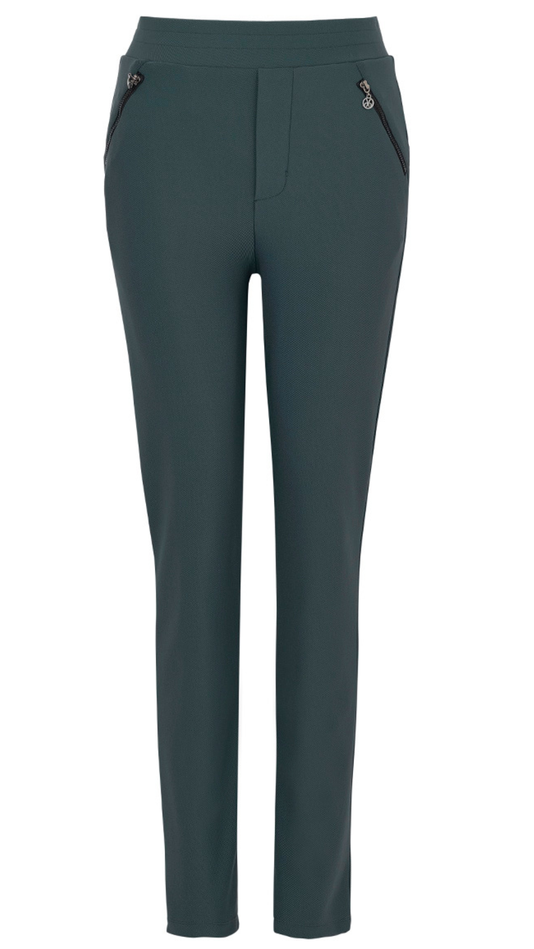 Woven Stretch Zippered Pocket Pant. Style DOLC73422