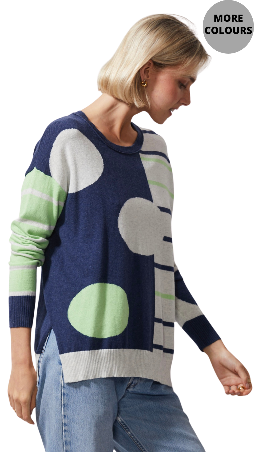 Spot On Stripes Sweater. Style ZKP6349U