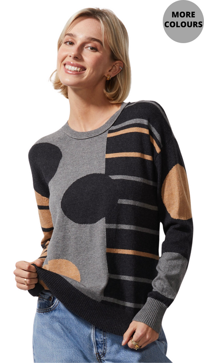 Spot On Stripes Sweater. Style ZKP6349U