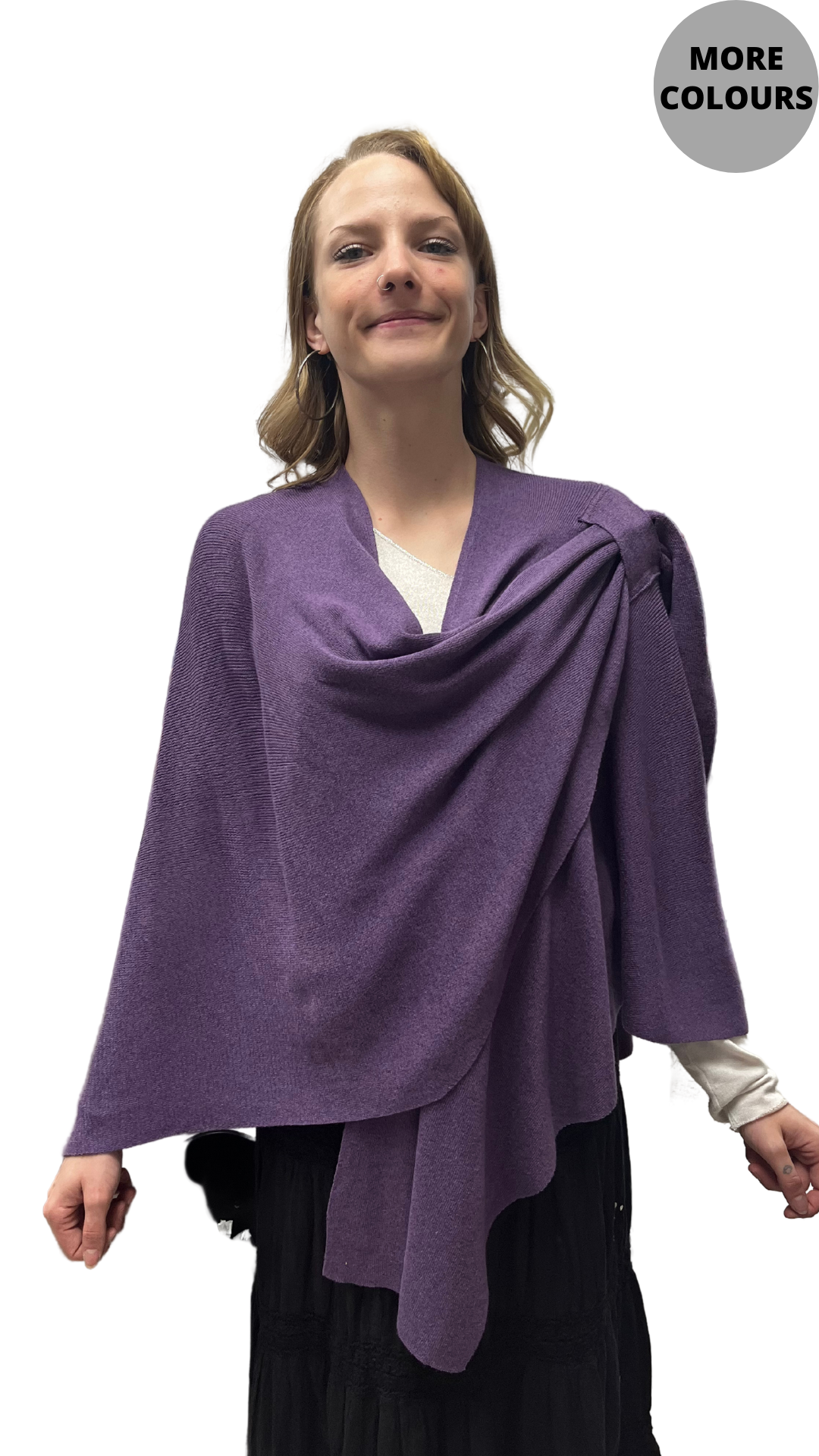 One Size Knit Covi Wrap. Style PH22081