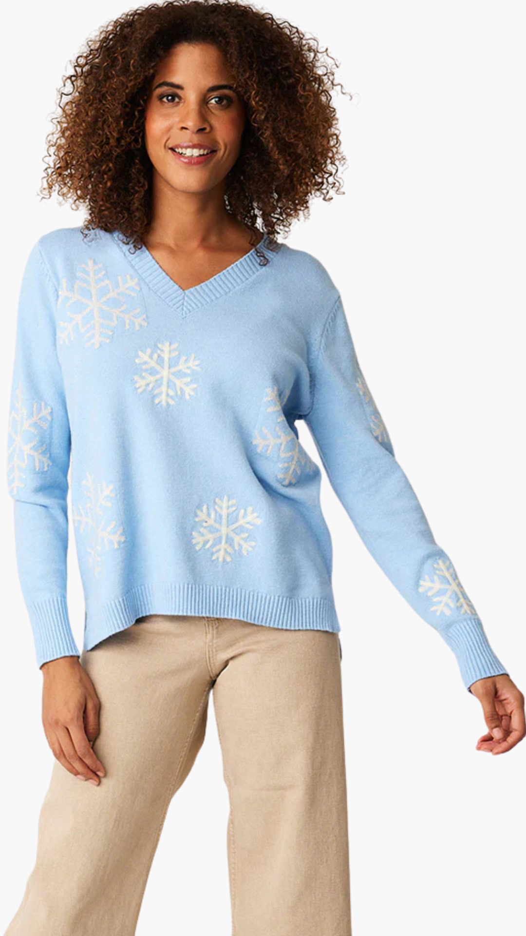 Soft & Cozy Snowflake Sweater. Style PH15713