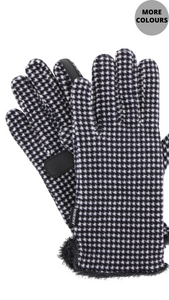 Smartouch Stretch Houndstooth Glove. Style ISO30124