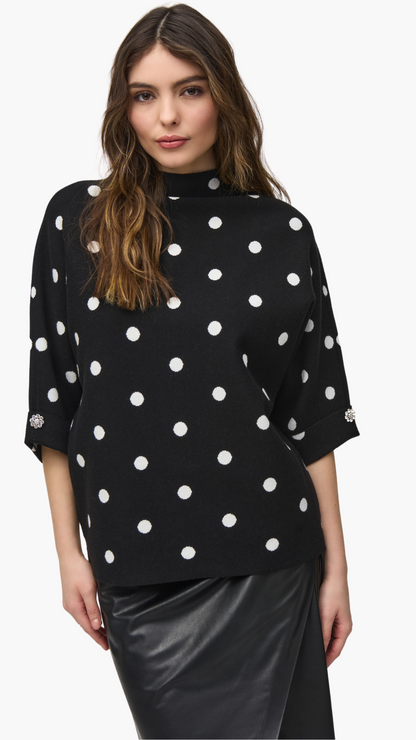 Pull Over Polka Dot Sweater. Style JR244936