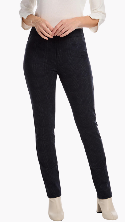 Pull On Slim Leg Check Pant. Style FD2785459