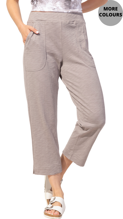 Textured Peruvian Cotton On The Go Capri. Style ESCE60005S5