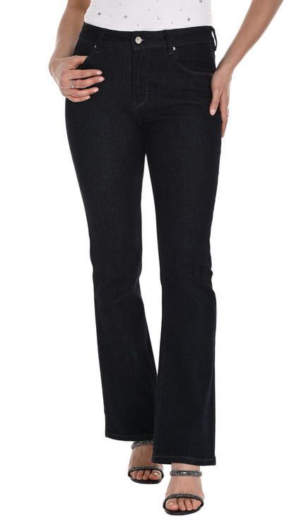 Flared Leg Mid Rise Jeans. Style FL244625U