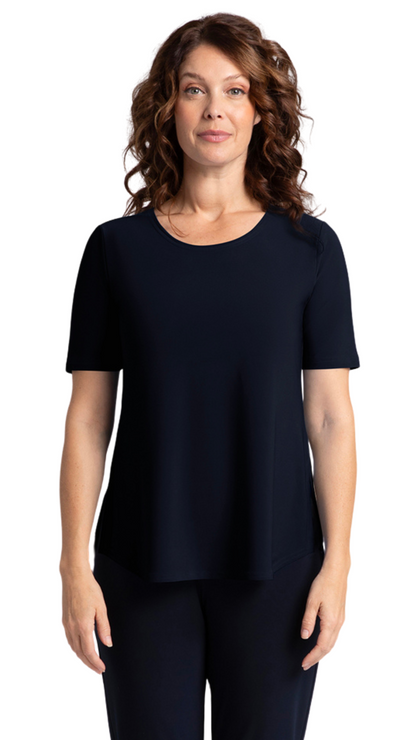 Go To Classic Relax Navy Top. Style SI22110R-1NAVY