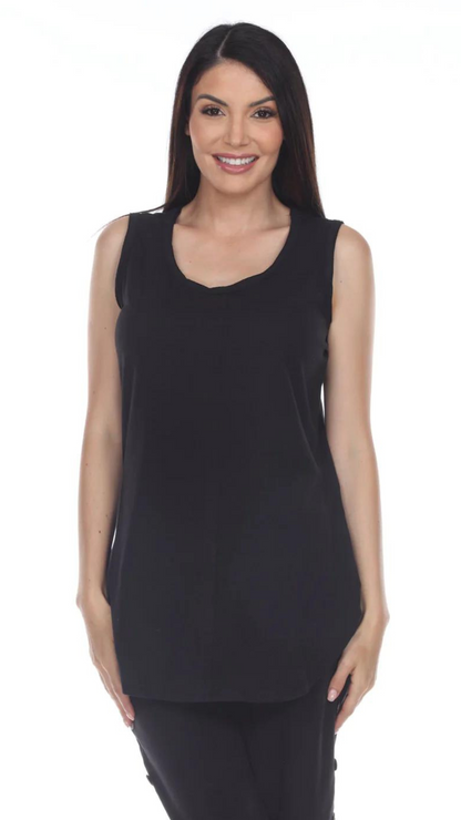 Spellbound Raw Edge Sleeveless Top. Style NB10413