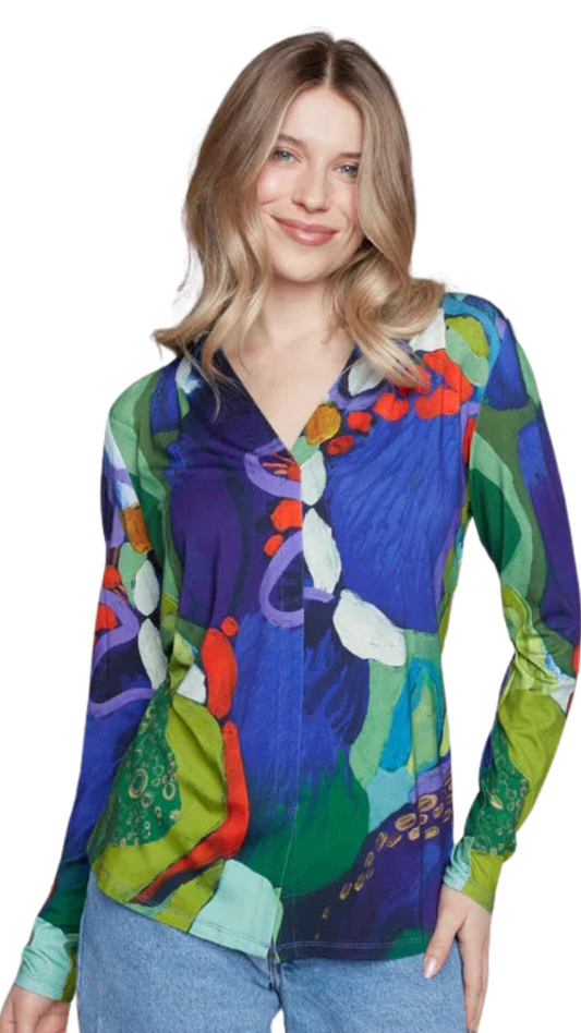 Loving Amazonia Print Top. Style CD91742