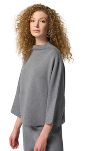 Funnel Neck Boxy Top in Multiple Colours. Style JR233907