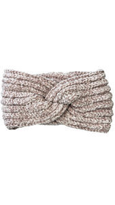 Pink Chenille Knit Aspen Headband. Style EDHW35737