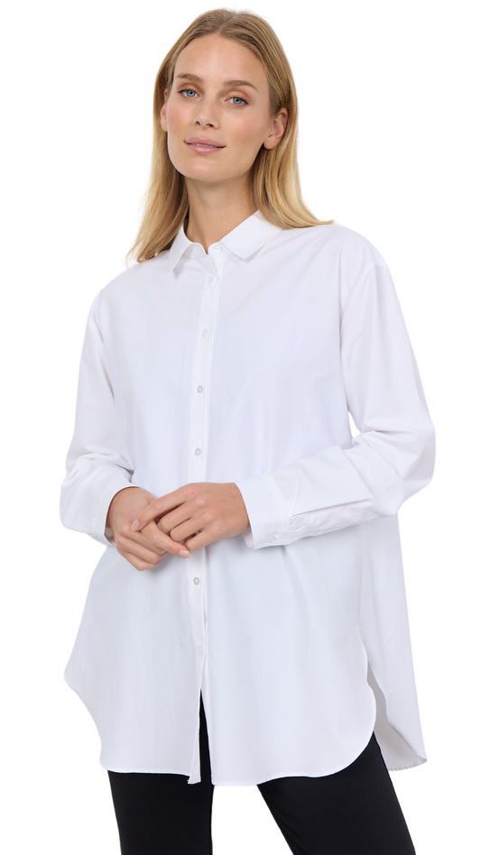 Classic White Netti Blouse. Style SOYA3F40261