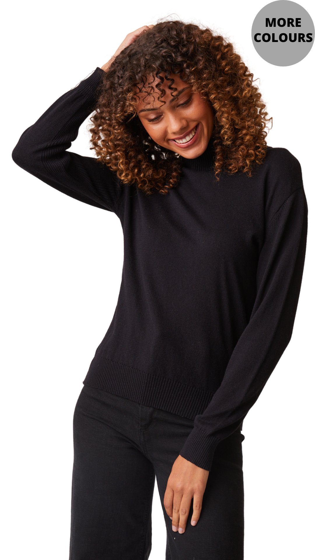 Harlee Ribbed Turtleneck Sweater. Style PH74871