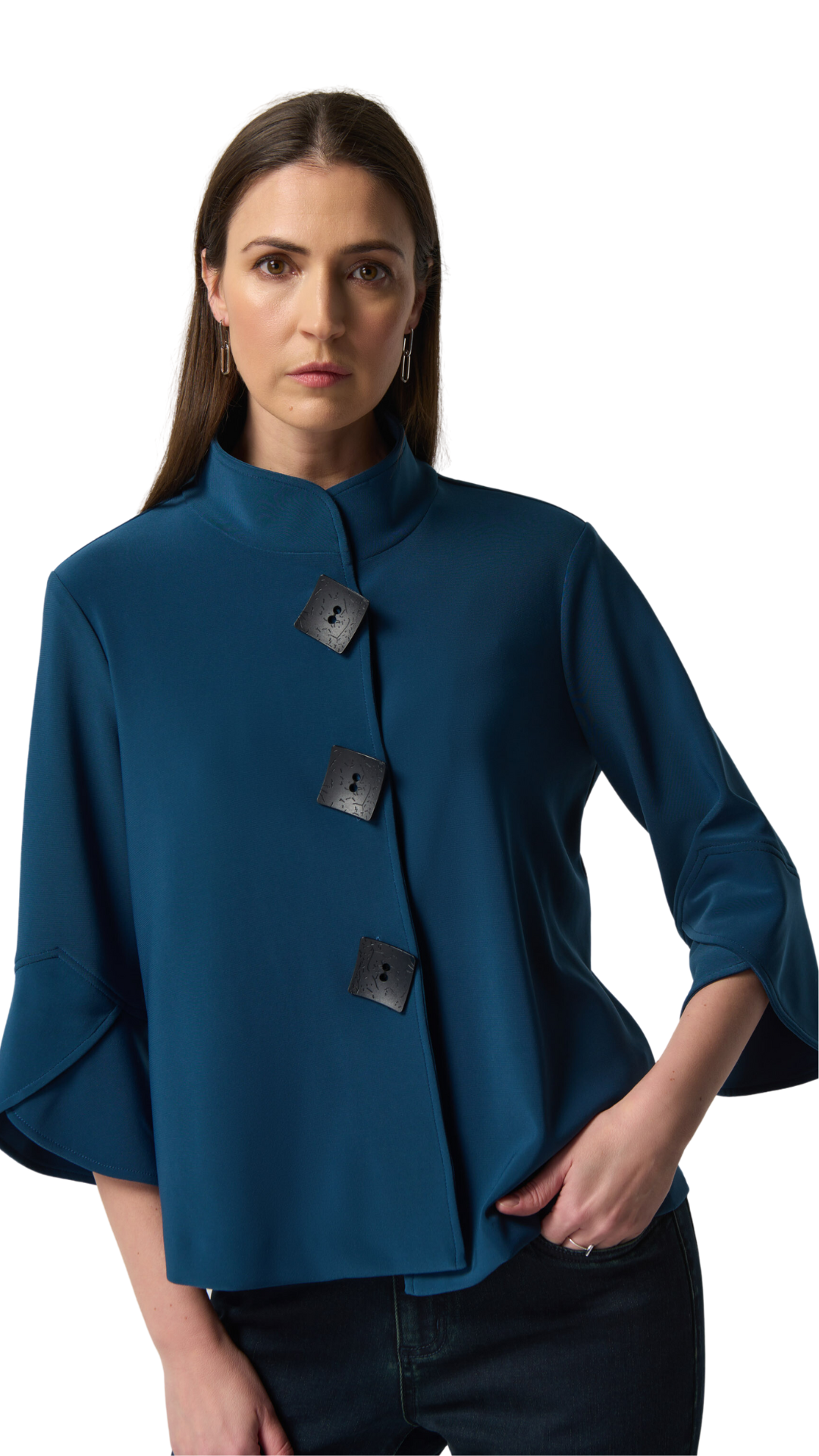 Classic Trapeze Jacket in Multiple Colours. Style JR193198TT