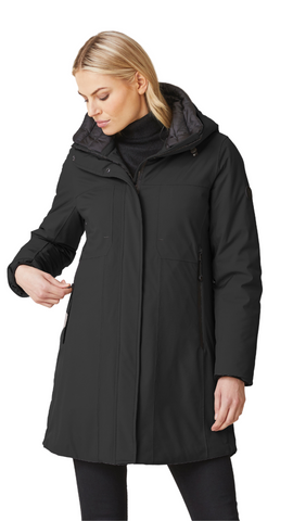 Detachable Hood Waterproof Side Snap Outerwear. Style JUN2293