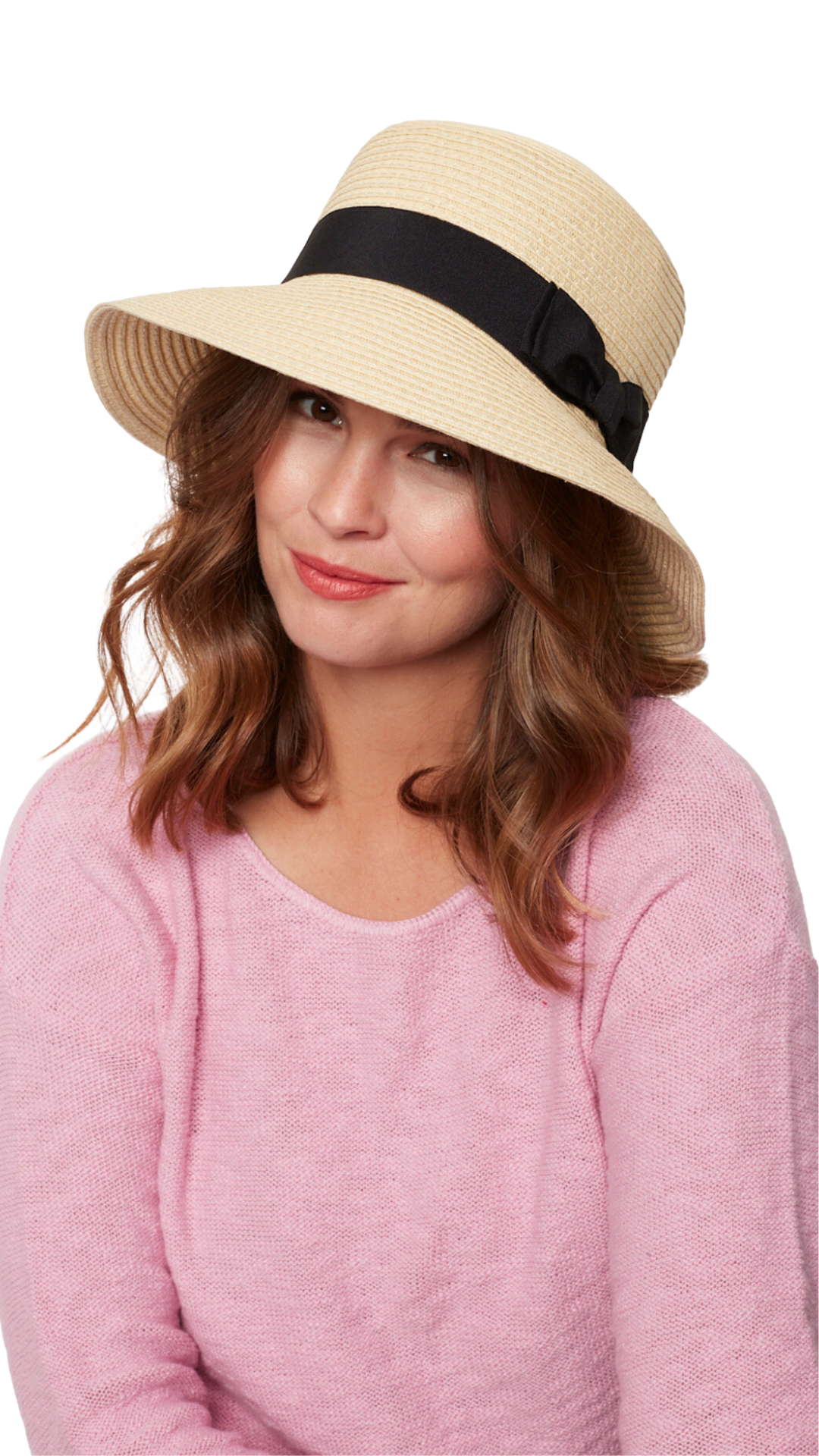 Panama Banded Sun Hat. Style PH17559