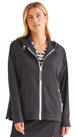 Four-Way Stretch Hooded Jacket. Style TR1804O-3668