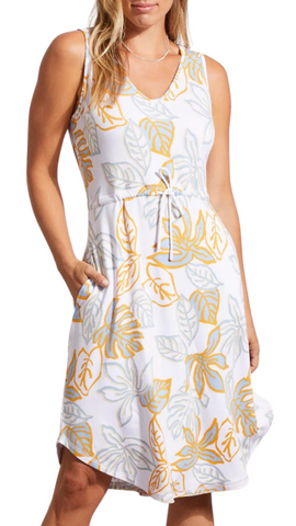 Rounded Hem Cotton Knit Dress. Style TR5391O-1567