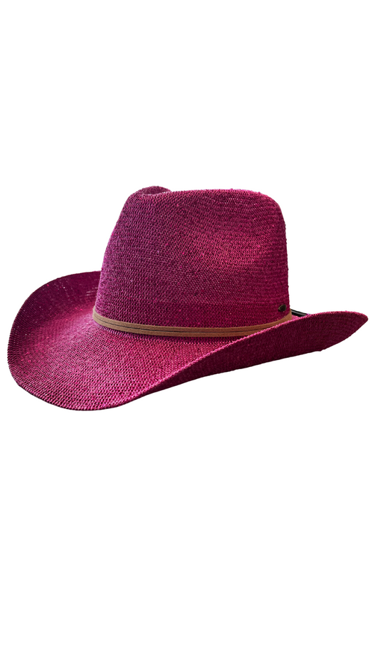 Suede Trim Sequin Cowboy Hat. Style MODCBC-03