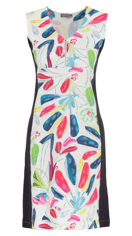 "Tropical Trace II" Artist Print Dress. Style DOLC24725