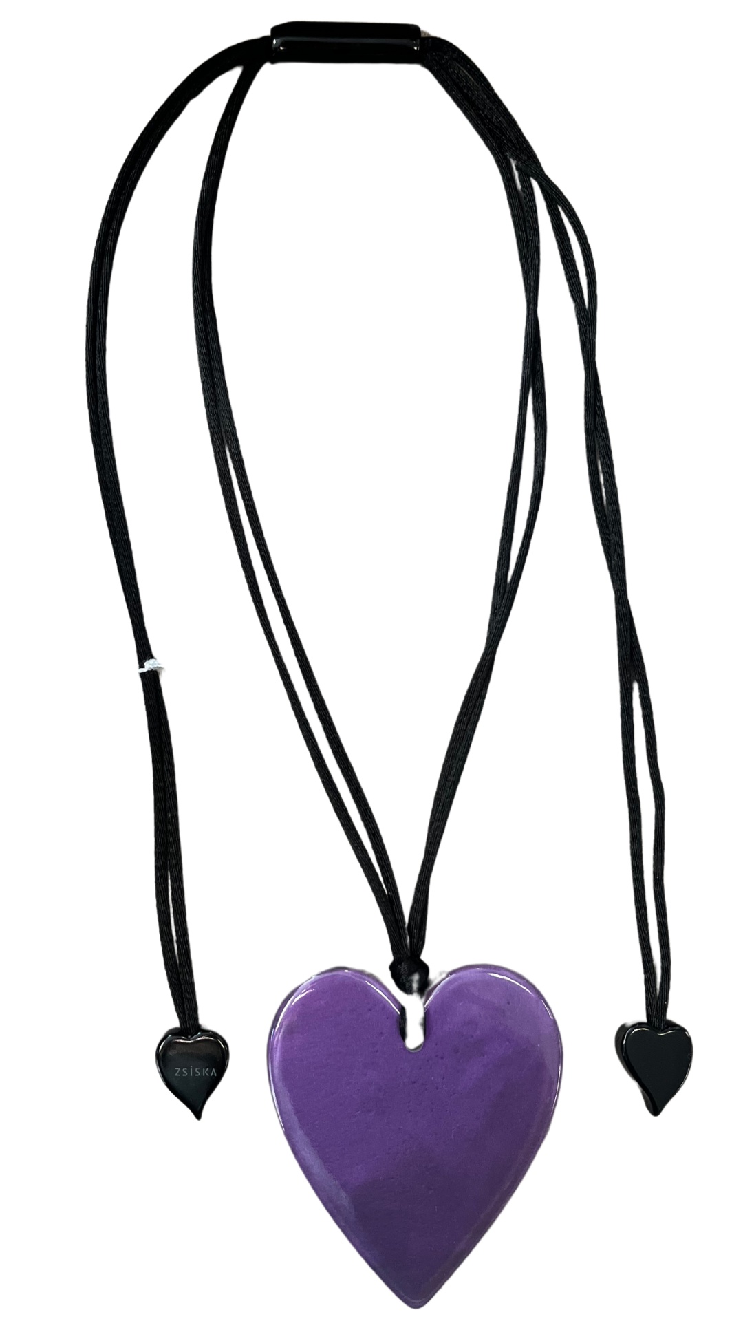 Colourful Heart Collection - Large Purple Heart Necklace. Style 50602039170Q00