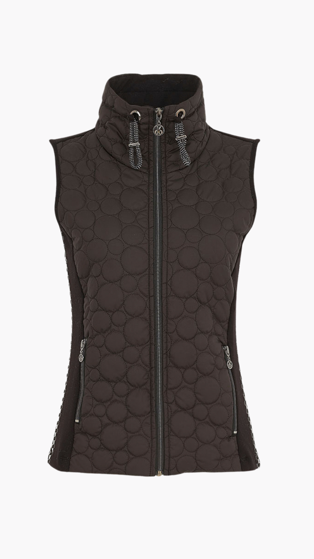 Front Quilted Back Jersey Stretch Vest. Style DOLC74171