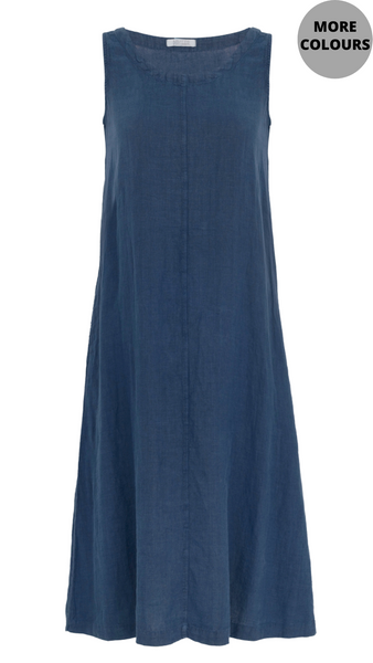Lightweight Linen Midi Dress. Style DOLC24260
