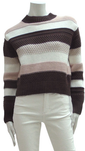 Multi Colour Striped Knit Sweater. Style PZ8163062