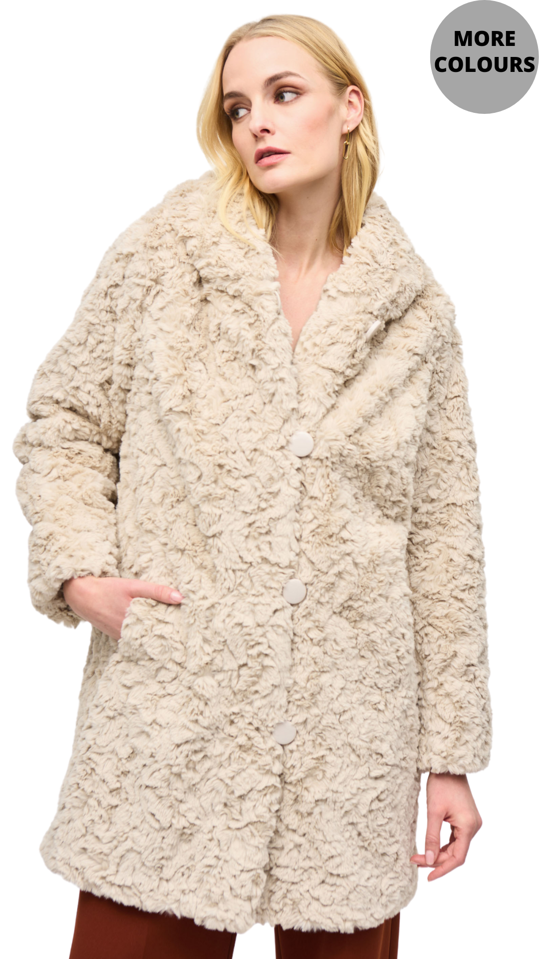 Faux Fur Reversible Outerwear. Style JR243903