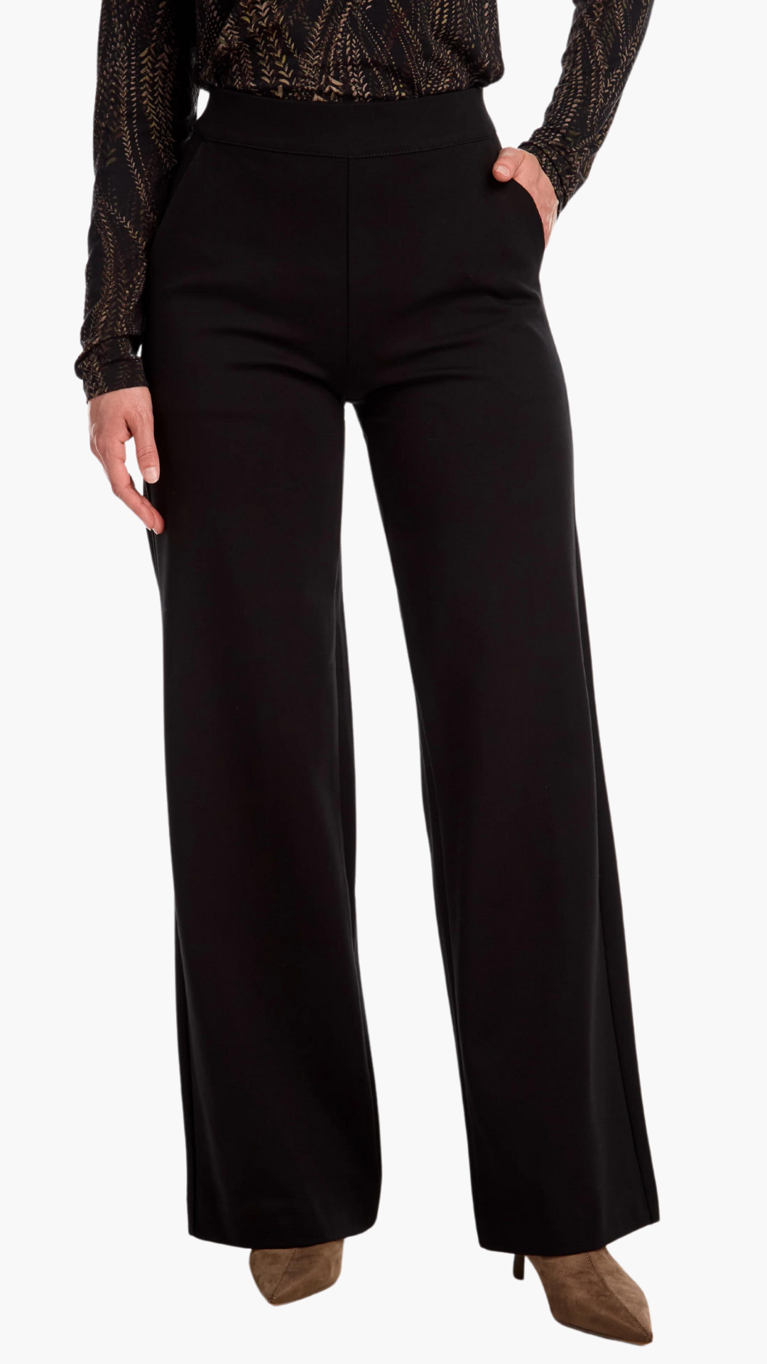 Pull On Wide Leg Pant. style FD2220396