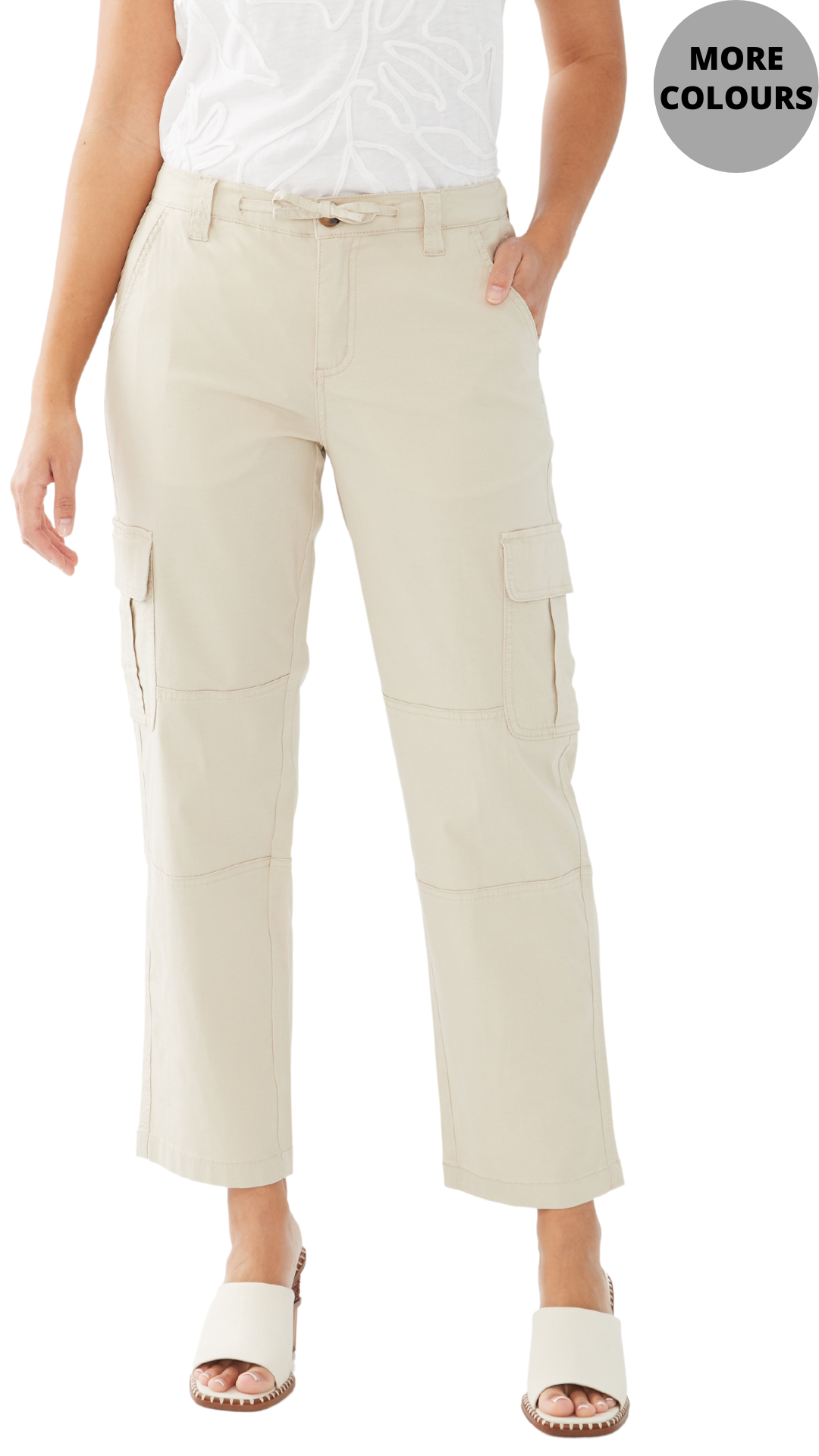 Pull On Wide Leg Cargo Pant. Style FD2732944