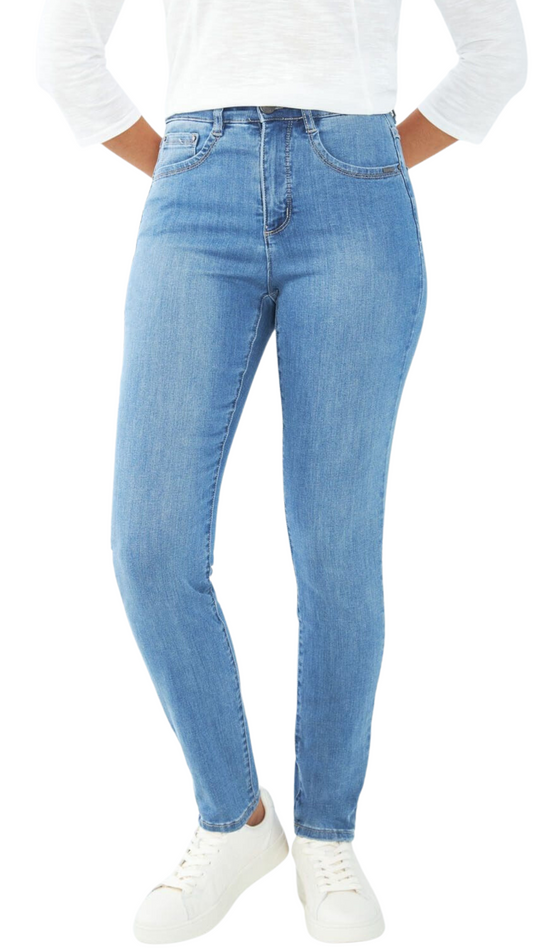 Petite Suzanne Slim Leg Jean in Chambray or Twilight. Style FD8705630