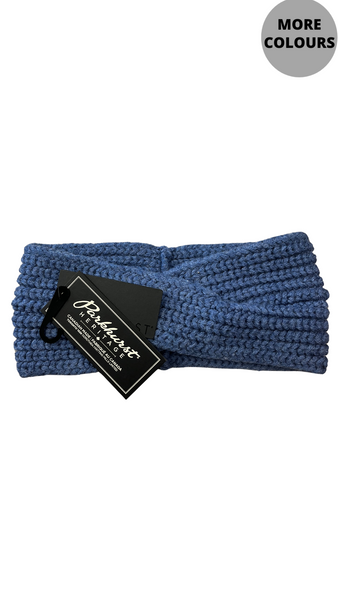 Merino Cross Over Knit Headband. Style PH28115