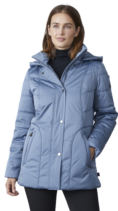 Removable Hood Kendall Quilted Outerwear. Style JUN2626