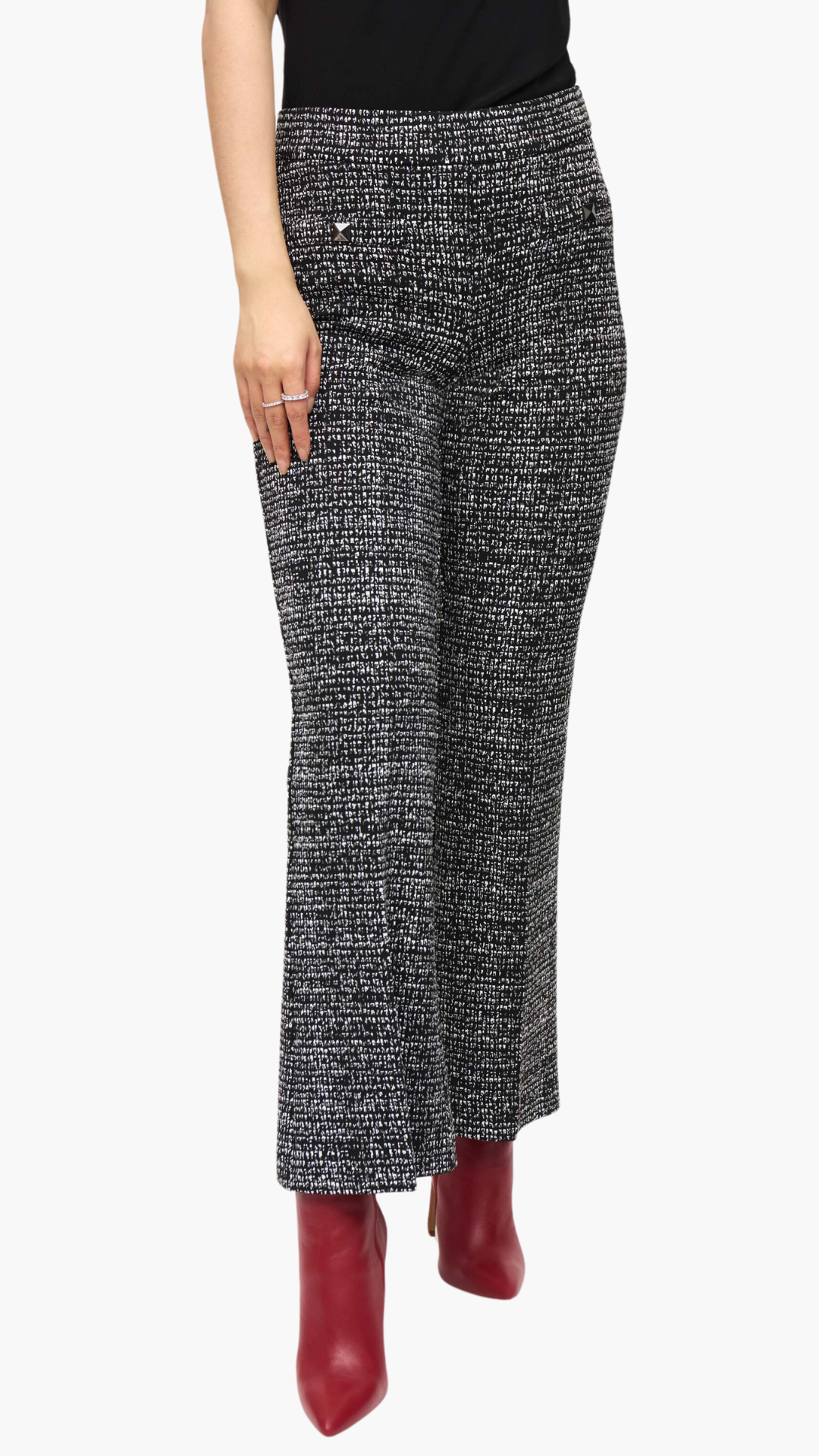 Jacquard Knit Abstract Pant. Style JR243047