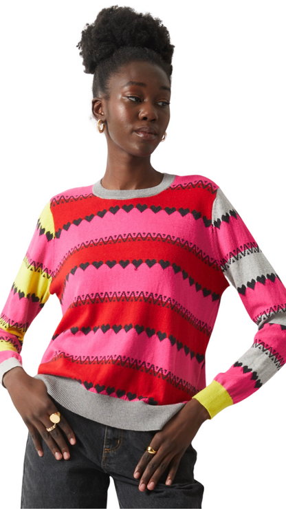 Heartfelt Pull Over Sweater. Style ZKP6334U