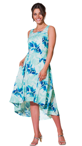 High Low Floral Print Dress. Style ALSA43118