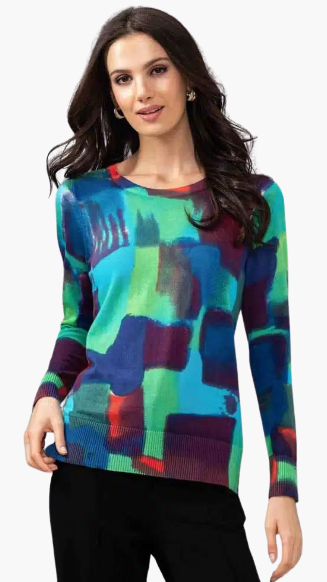 Multicolour Lightweight Knit Top. Style ALSA44085