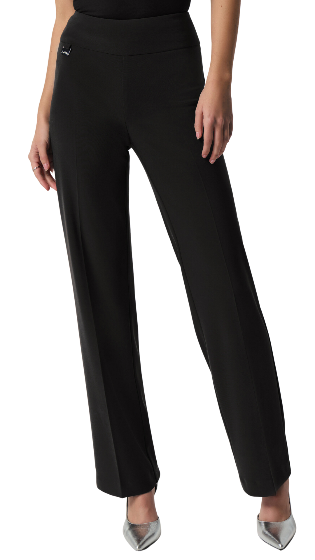 Wide Leg Silky Knit Pant in Green or Brown. Style JR233277