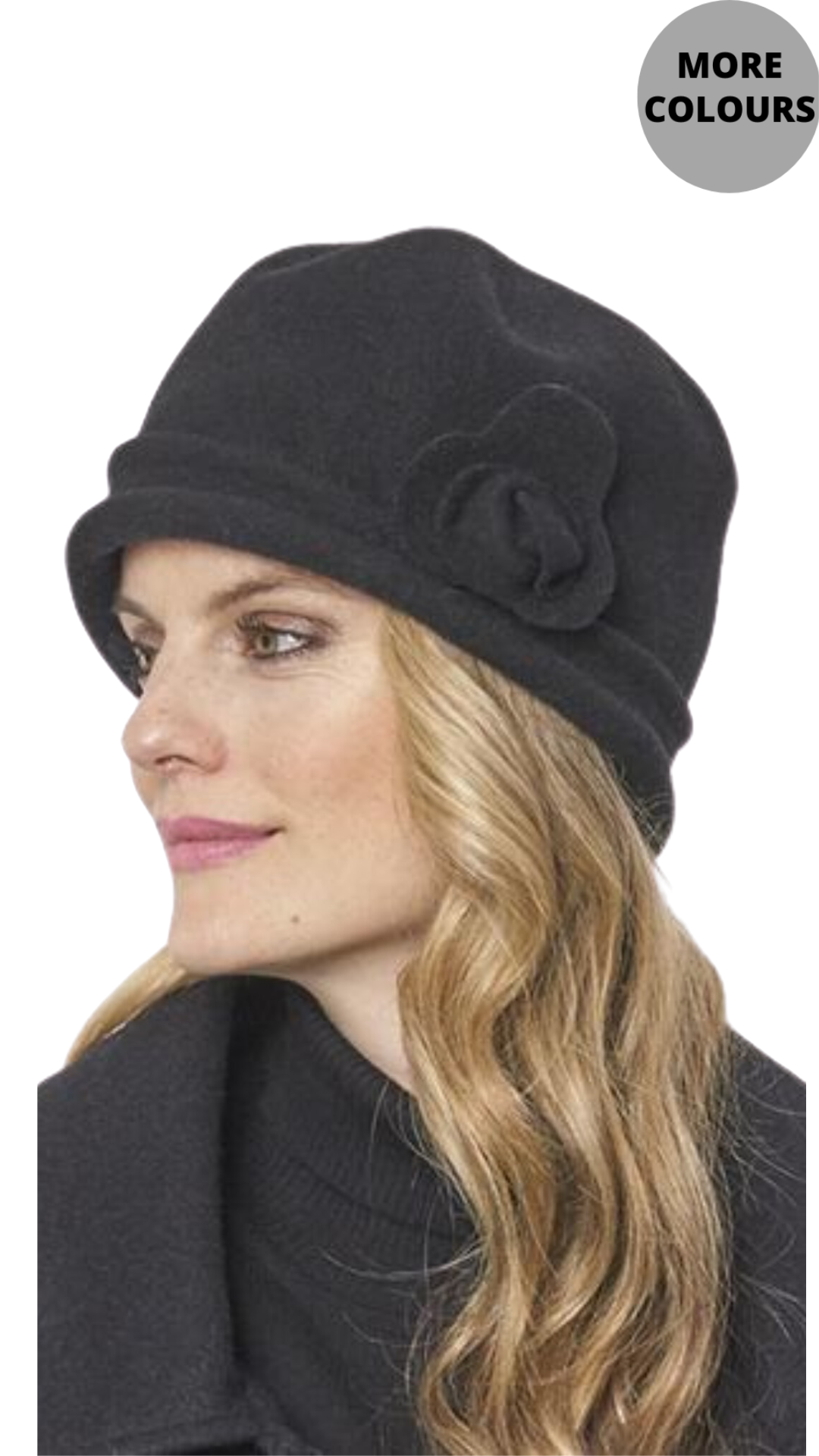 Spencer Wool Cloche Flower Hat. Style PH25372