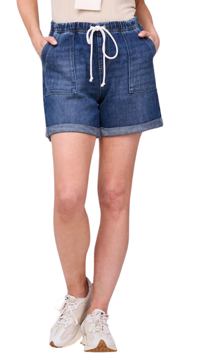 Pull On Poolside Denim Shorts. Style YJ2509