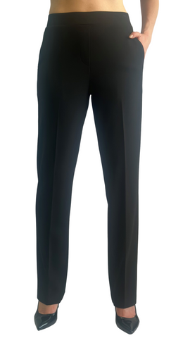 Ladies Stretch Pants - BLACK, BOTTLE GREEN, NAVY – Shepparton