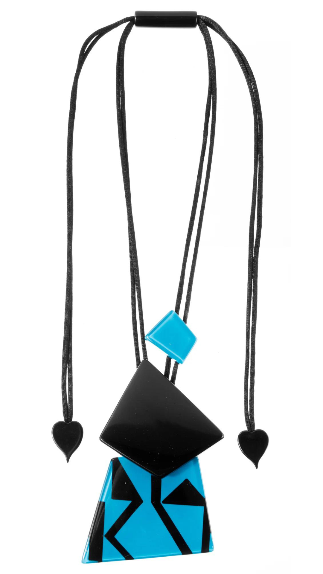 Urbana Collection - Teal & Black Necklace. Style 54201TEALQ00