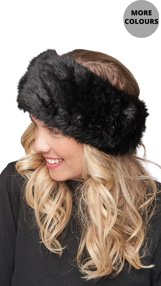 Haley Faux Fur Headband. Style PH23260