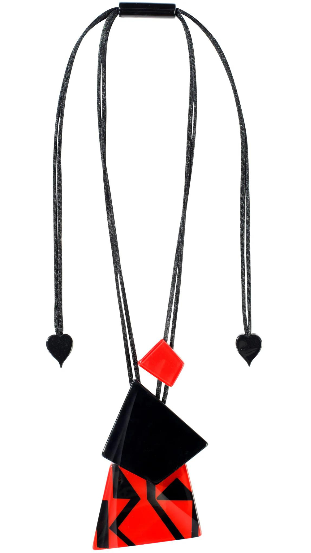 Urbana Collection - Red & Black Necklace. Style 540201REDDQ00